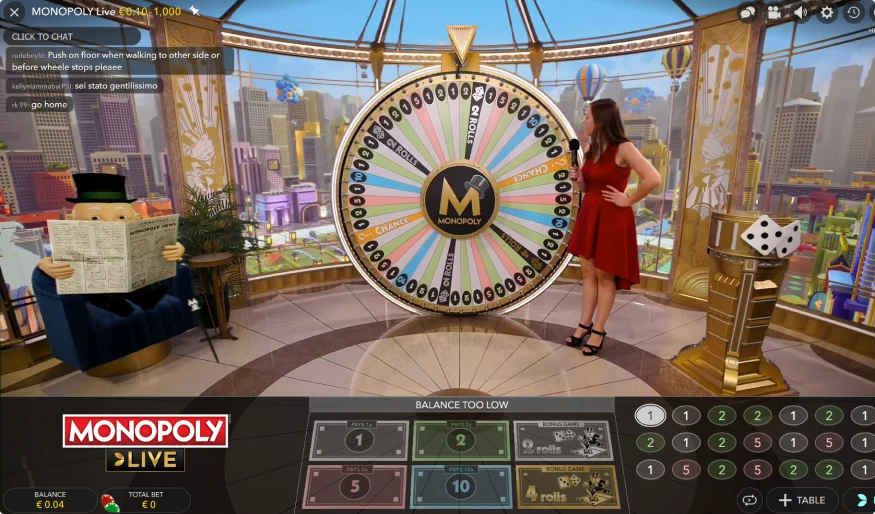 Monopoly Live Stream Vorschau
