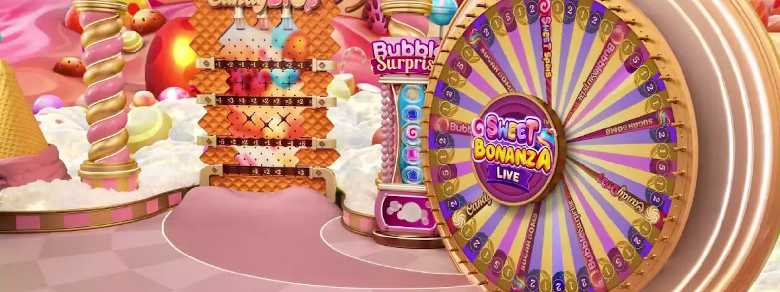 Sweet Bonanza Candyland auf Mobilgerät und Desktop